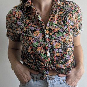 Summer Party Top! Short Sleeve, Button Down Shirt